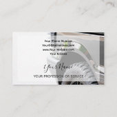 Elegant visitekaartje voor wiel- en banddeskundige (Achterkant)