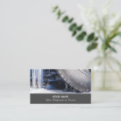 Elegant visitekaartje voor wiel- en banddeskundige (Staand voorkant)