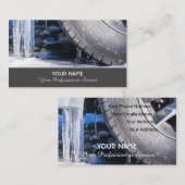 Elegant visitekaartje voor wiel- en banddeskundige (Voorkant / Achterkant)