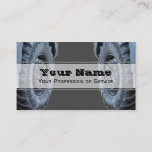 Elegant visitekaartje voor wiel- en banddeskundige