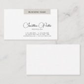 Elegant Visitekaartjes, standaardnaam Visitekaartje (Voorkant / Achterkant)