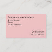 Elegant Visitekaartjes voor het kweken van gezelsc (Achterkant)