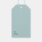 Elegant Vizsla Dog Waterverf Dank u Cadeaulabel (Achterkant)