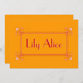 Elegant Vlaams Lijst Aankondiging (Voorkant / Achterkant)