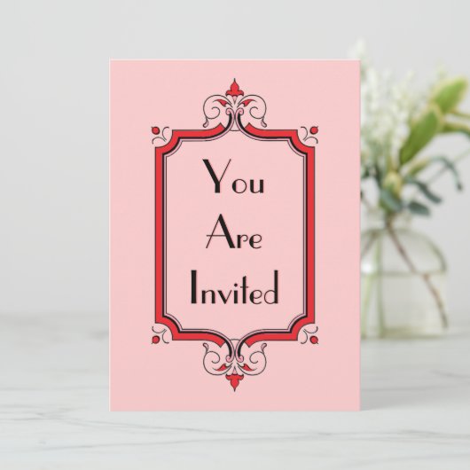 Elegant Vlaams Lijst Kaart (Staand voorkant)