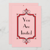 Elegant Vlaams Lijst Kaart (Voorkant / Achterkant)