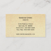 Elegant Vlaams Visitekaartje (Achterkant)