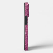 Elegant Vliegtuig Roze Zilver Glitter monogram Case-Mate iPhone Case (Achterkant / Rechts)