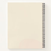 Elegant  vlinder & bloemig Notitieboek (Achterkant)