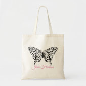 Elegant Vlinder Tote Tas Ontwerp door Eksi (Voorkant)