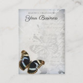Elegant  vlinderjuwelen die een beeldscherm verdie visitekaartje (Voorkant)
