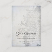 Elegant  vlinderjuwelen die een beeldscherm verdie visitekaartje (Achterkant)