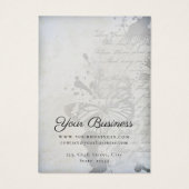 Elegant  vlinderjuwelen-kaart visitekaartje (Achterkant)