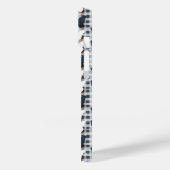 Elegant vlinderrasterpatroon Case-Mate iPhone case (Achterkant / Links)