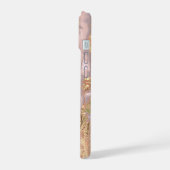 Elegant vloeibaar marmer iPhone 15 case (Linkerkant)