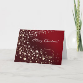 Elegant voeg je zakelijke kerstkaart toe feestdagen kaart