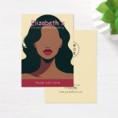 Elegant voeg uw logo Earring Display kaart toe (Bureau)