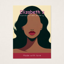 Elegant voeg uw logo Earring Display kaart toe