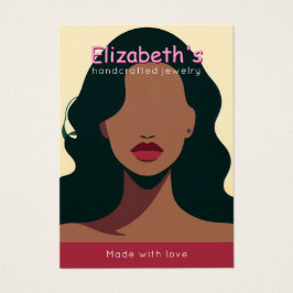 Elegant voeg uw logo Earring Display kaart toe