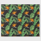 Elegant vogel van het Paradise tropische regenwoud Cadeaupapier (Vlak)