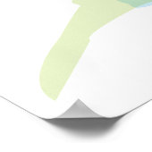 Elegant vogelontwerp poster (Hoek)