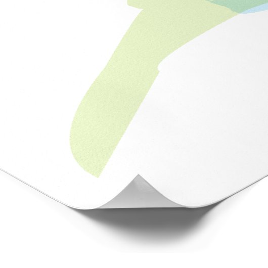 Elegant vogelontwerp poster (Hoek)