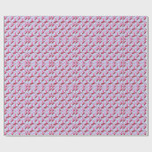 Elegant vogels Patroon Inpakpapier (Vlak)
