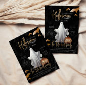 Elegant Volwassen Halloween Feestuitnodiging Sjabl Kaart