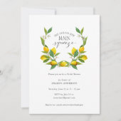 Elegant vond ze haar belangrijkste knijp bruids br kaart (Voorkant)