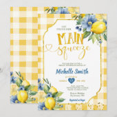 Elegant vond ze haar Citrus citroen Vrijgezellenfe Kaart (Voorkant / Achterkant)