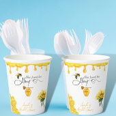 Elegant vond ze haar honingbij Vrijgezellenfeest Papieren Bekers