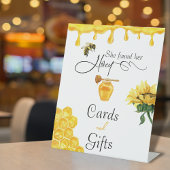 Elegant vond ze haar honingbij Vrijgezellenfeest Reclamebord Met Voetstuk