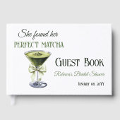 Elegant vond ze haar perfecte matcha Vrijgezellenf Gastenboek (Voorkant)