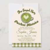 Elegant vond ze haar perfecte matcha Vrijgezellenf Kaart (Voorkant)