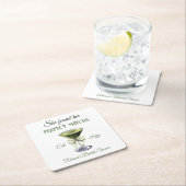 Elegant vond ze haar perfecte matcha Vrijgezellenf Kartonnen Onderzetters (Insitu)