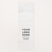 Elegant voor aangepast zakelijk Logo en tekstlicht Yogamat (Voorkant)