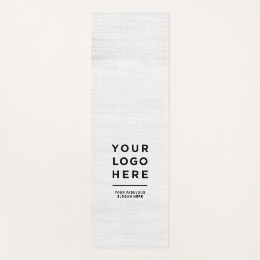 Elegant voor aangepast zakelijk Logo en tekstlicht Yogamat (Voorkant)