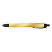Elegant voor aangepaste Faux Gold Moderne Sjabloon Blauwe Inkt Pen (Bodem)