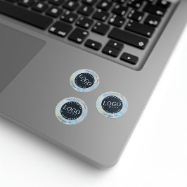 Elegant voor aangepaste zakelijke Logo holografisc Ronde Sticker