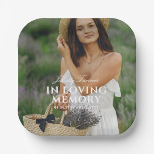 Elegant voor het liefhebben van Memory Photo Memor Papieren Bordje