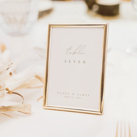 Elegant voor ivoor en beige calligrafie