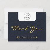 Elegant voor kleine bedrijven Flat Hartelijk dank  Bedankkaart (Voorkant)