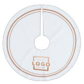 Elegant voor Logo kerst van aangepast bedrijf Kerstboom Rok (Voorkant)