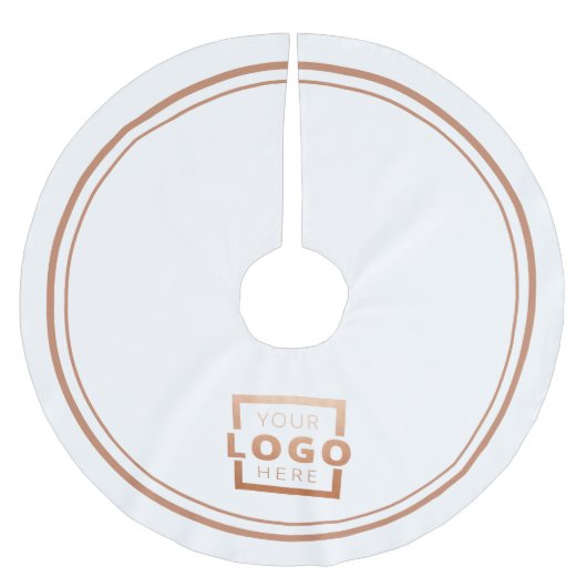 Elegant voor Logo kerst van aangepast bedrijf Kerstboom Rok (Voorkant)