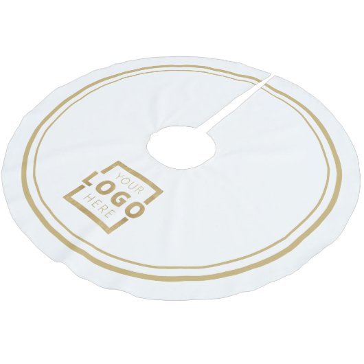 Elegant voor Logo kerst van aangepast bedrijf Kerstboom Rok (Gekanteld)