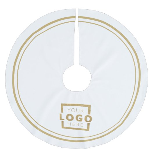 Elegant voor Logo kerst van aangepast bedrijf Kerstboom Rok (Voorkant)