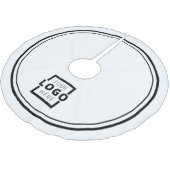 Elegant voor Logo kerst van aangepast bedrijf Kerstboom Rok (Gekanteld)