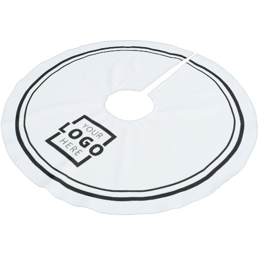 Elegant voor Logo kerst van aangepast bedrijf Kerstboom Rok (Gekanteld)