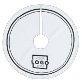 Elegant voor Logo kerst van aangepast bedrijf Kerstboom Rok (Voorkant)
