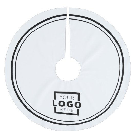 Elegant voor Logo kerst van aangepast bedrijf Kerstboom Rok (Voorkant)